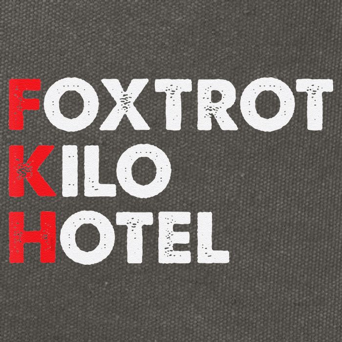 Foxtrot Kilo Hotel Fkh Funny Kamala Cotton Canvas Backpack