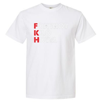 Foxtrot Kilo Hotel Fkh Funny Kamala Garment-Dyed Heavyweight T-Shirt