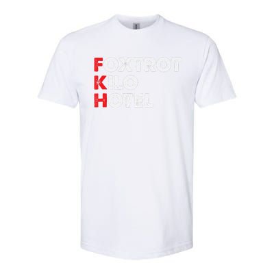 Foxtrot Kilo Hotel Fkh Funny Kamala Softstyle® CVC T-Shirt