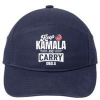 Funny Kamala Harris President 7-Panel Snapback Hat