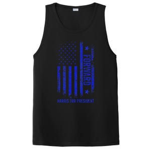 Forward Kamala Harris 2024 Usa Flag Political PosiCharge Competitor Tank