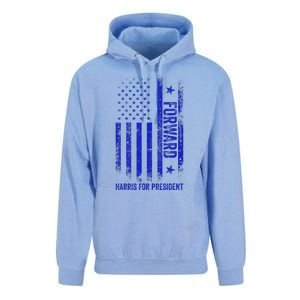 Forward Kamala Harris 2024 Usa Flag Political Unisex Surf Hoodie