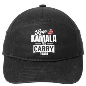 Funny Kamala Harris President 7-Panel Snapback Hat