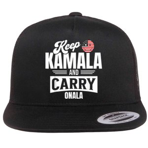 Funny Kamala Harris President Flat Bill Trucker Hat