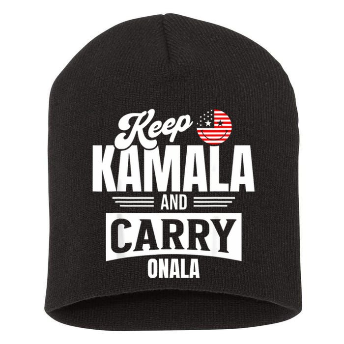 Funny Kamala Harris President Short Acrylic Beanie