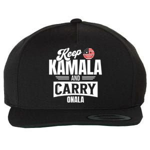 Funny Kamala Harris President Wool Snapback Cap