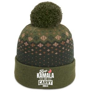 Funny Kamala Harris President The Baniff Cuffed Pom Beanie