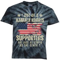 Funny Kamala Harris Us President Candidate 2024 Kids Tie-Dye T-Shirt