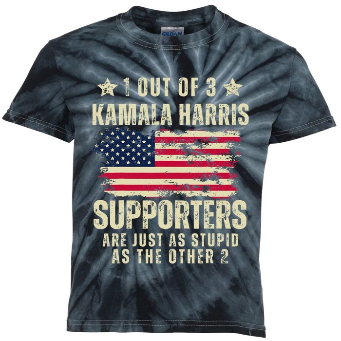 Funny Kamala Harris Us President Candidate 2024 Kids Tie-Dye T-Shirt