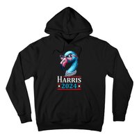 Flamingo Kamala Harris Chucks And Pearls Kamala Harris 2024 Hoodie