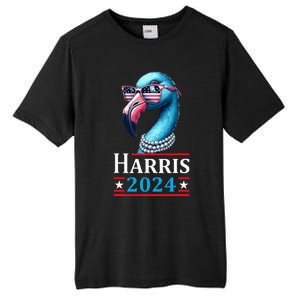 Flamingo Kamala Harris Chucks And Pearls Kamala Harris 2024 Tall Fusion ChromaSoft Performance T-Shirt