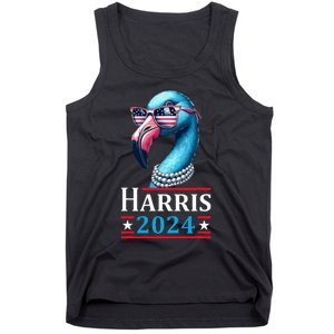 Flamingo Kamala Harris Chucks And Pearls Kamala Harris 2024 Tank Top