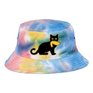 Funny Kamala Harris Cat Vs Donald Trump Hair 2024 Election Tie Dye Newport Bucket Hat