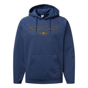 Funny Kamala Harris Cat Ladies And Cat Guy Performance Fleece Hoodie