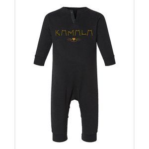 Funny Kamala Harris Cat Ladies And Cat Guy Infant Fleece One Piece