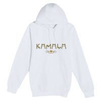 Funny Kamala Harris Cat Ladies And Cat Guy Premium Pullover Hoodie