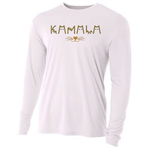 Funny Kamala Harris Cat Ladies And Cat Guy Cooling Performance Long Sleeve Crew