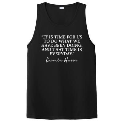 Funny Kamala Harris Quote Republican Time Is Everyday PosiCharge Competitor Tank