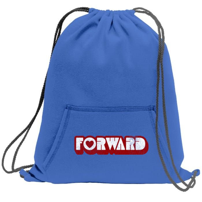 Forward Kamala Harris Tim Walz Waltz 2024 Gift Sweatshirt Cinch Pack Bag