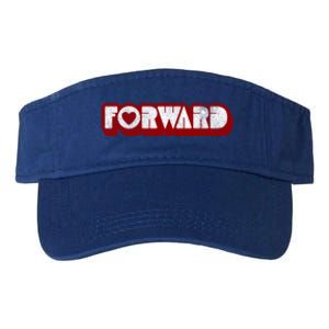 Forward Kamala Harris Tim Walz Waltz 2024 Gift Valucap Bio-Washed Visor