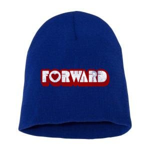 Forward Kamala Harris Tim Walz Waltz 2024 Gift Short Acrylic Beanie