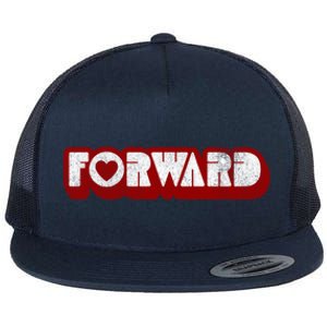 Forward Kamala Harris Tim Walz Waltz 2024 Gift Flat Bill Trucker Hat