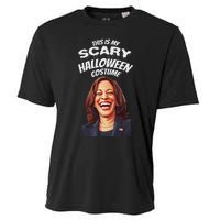 Funny Kamala Harris Scary Halloween Gag President Costume Cooling Performance Crew T-Shirt