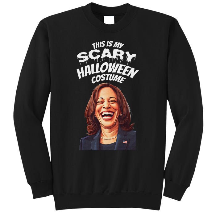 Funny Kamala Harris Scary Halloween Gag President Costume Sweatshirt