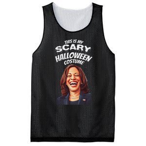 Funny Kamala Harris Scary Halloween Gag President Costume Mesh Reversible Basketball Jersey Tank