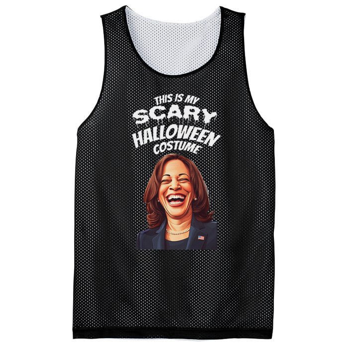 Funny Kamala Harris Scary Halloween Gag President Costume Mesh Reversible Basketball Jersey Tank