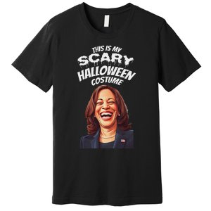 Funny Kamala Harris Scary Halloween Gag President Costume Premium T-Shirt