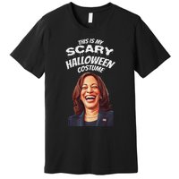 Funny Kamala Harris Scary Halloween Gag President Costume Premium T-Shirt