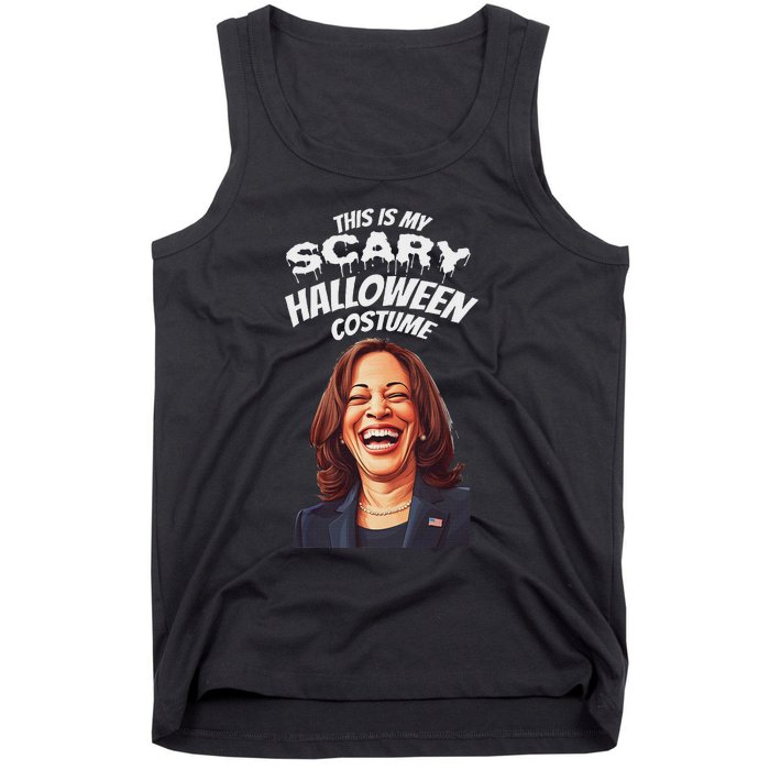 Funny Kamala Harris Scary Halloween Gag President Costume Tank Top