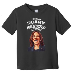 Funny Kamala Harris Scary Halloween Gag President Costume Toddler T-Shirt