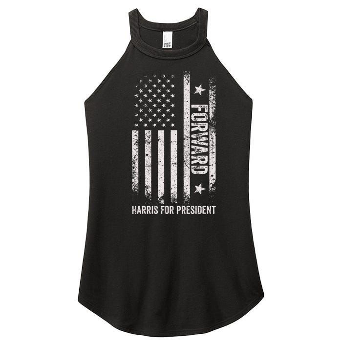 Forward Kamala Harris Usa Flag Women's Perfect Tri Rocker Tank