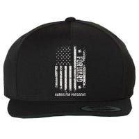 Forward Kamala Harris Usa Flag Wool Snapback Cap