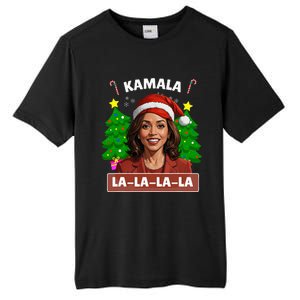 Funny Kamala Harris 2024 Christmas Comma La Xmas Tall Fusion ChromaSoft Performance T-Shirt