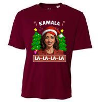 Funny Kamala Harris 2024 Christmas Comma La Xmas Cooling Performance Crew T-Shirt