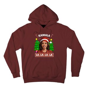 Funny Kamala Harris 2024 Christmas Comma La Xmas Hoodie