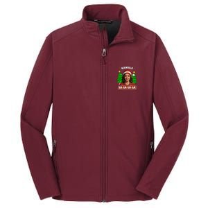 Funny Kamala Harris 2024 Christmas Comma La Xmas Core Soft Shell Jacket