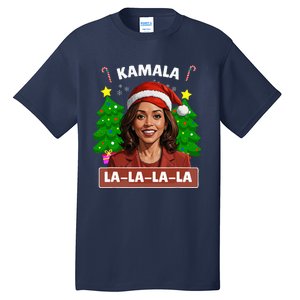 Funny Kamala Harris 2024 Christmas Comma La Xmas Tall T-Shirt