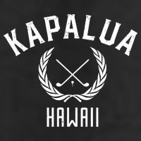 Funny Kapalua Hawaii Golf 7 Panel Mesh Trucker Snapback Hat