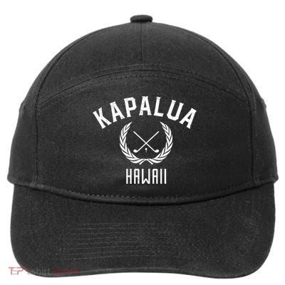 Funny Kapalua Hawaii Golf 7-Panel Snapback Hat
