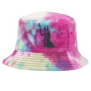 Femininomenon Kamala Harris Colorful Text Tie-Dyed Bucket Hat