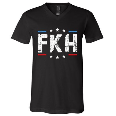 Foxtrot Kilo Hotel Fkh Funny Kamala V-Neck T-Shirt