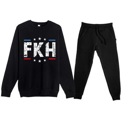 Foxtrot Kilo Hotel Fkh Funny Kamala Premium Crewneck Sweatsuit Set