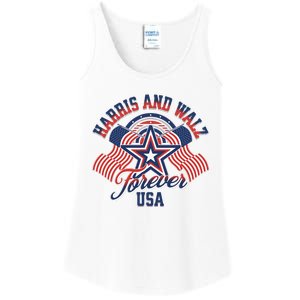 Forever Kamala Harris Tim Walz Waltz Ladies Essential Tank