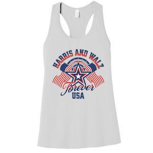 Forever Kamala Harris Tim Walz Waltz Women's Racerback Tank