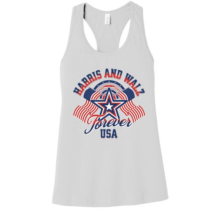 Forever Kamala Harris Tim Walz Waltz Women's Racerback Tank