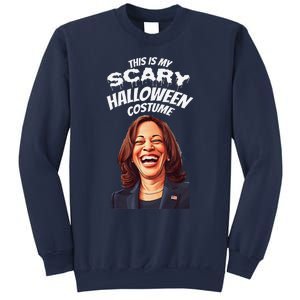 Funny Kamala Harris Scary Halloween Gag President Costume Sweatshirt